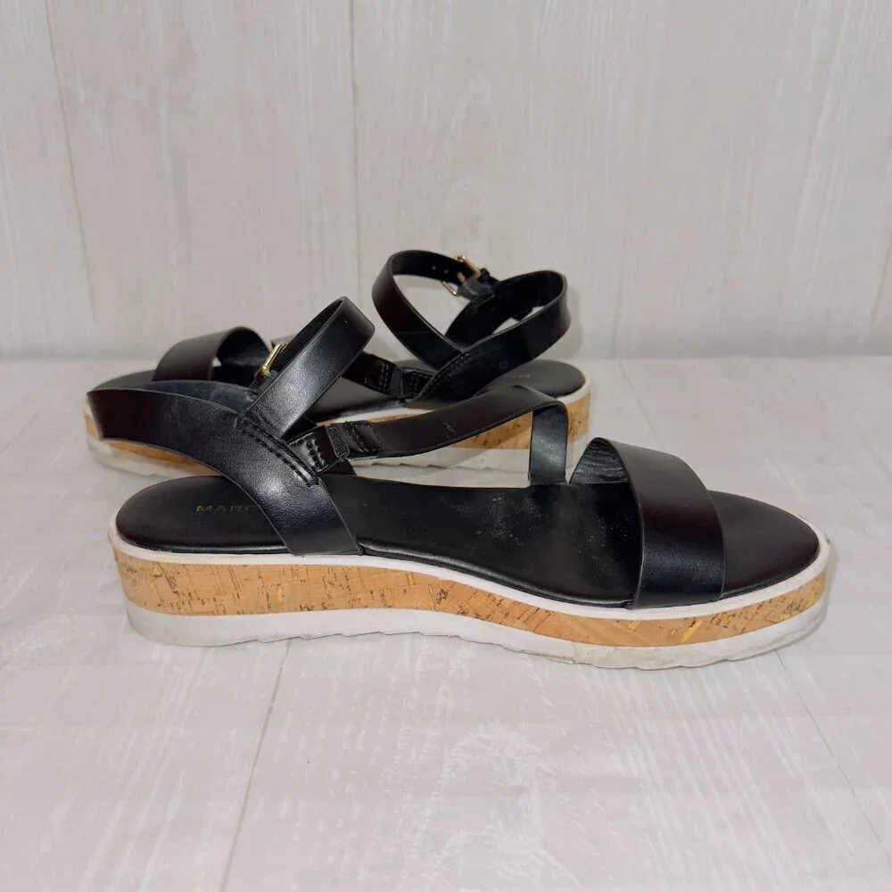 Marc Fisher Women's Grandie Wedge Sandal size US 8M